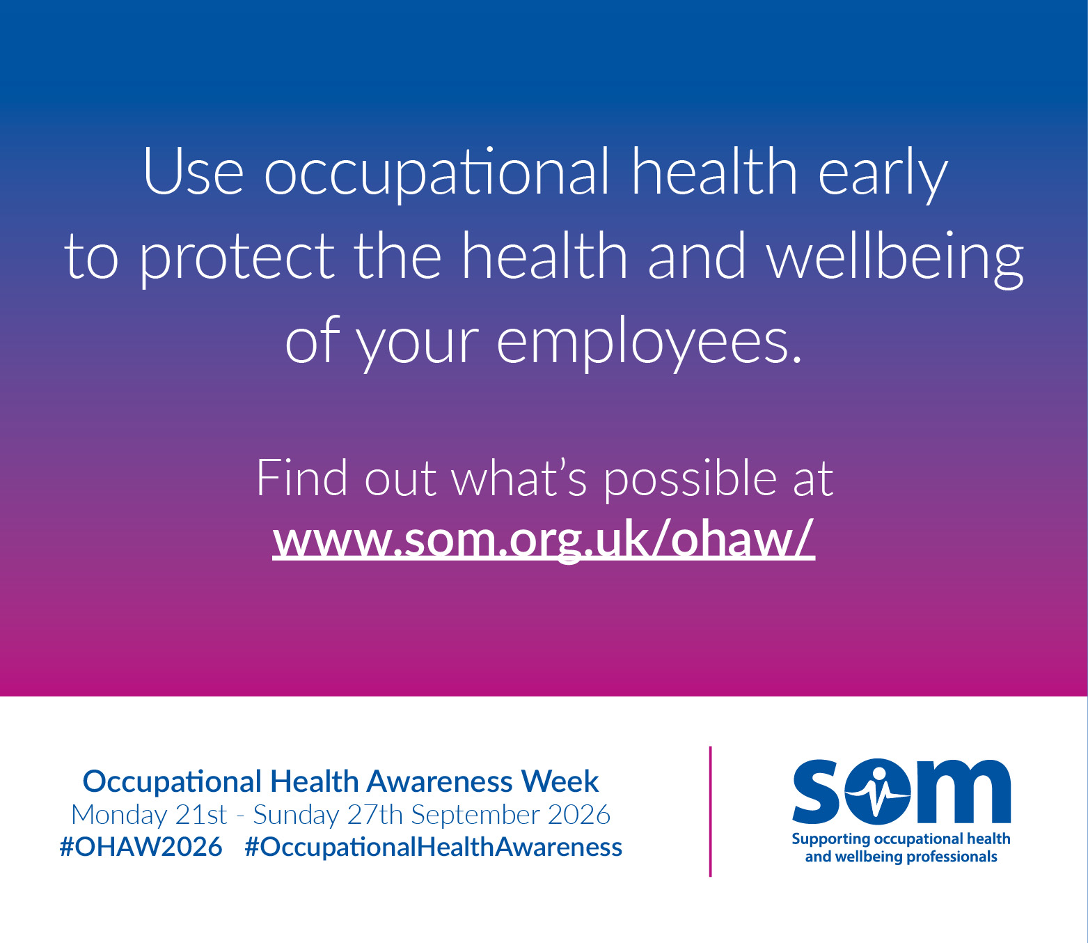 Workplace occupational health conversation